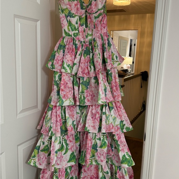 Dresses & Skirts - Jovani Floral Tiered Maxi Dress